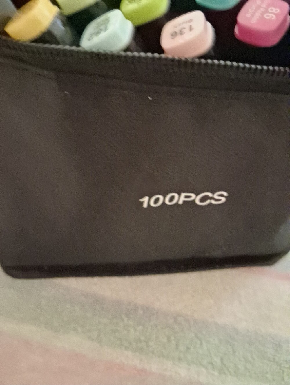 Black Marker Case for 100pcs Art Markers